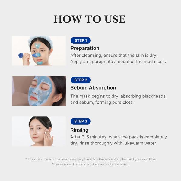 Medicube Zero Pore Blackhead Mud Facial Mask - Skin Cooling & Pore Tightening